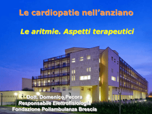 Le aritmie. Aspetti terapeutici - Fondazione Madre Cabrini > Home