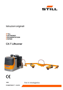 Istruzioni originali CX-T Liftrunner
