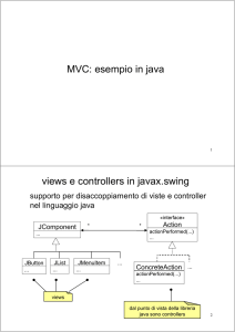 supporto in java a MVC