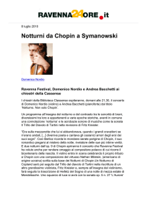 Notturni da Chopin a Symanowski