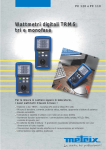 Wattmetri digitali TRMS tri e monofase