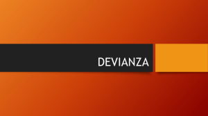 devianza - I blog di Unica