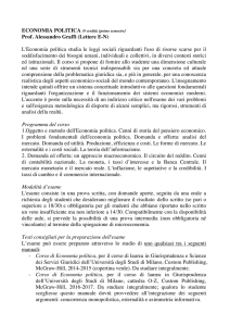Economia politica EN prof. Alessandro Graffi
