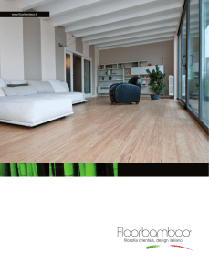 CATALOGO Scarica il nuovo catalogo Floorbamboo in versione PDF