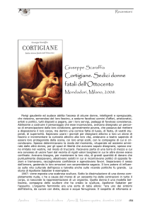 G. Scaraffia, Cortigiane. Sedici donne fatali dell`Ottocento