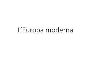 L`Europa moderna