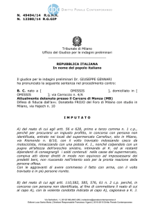Trib. Milano, sez. G.I.P., sent. 18 giugno 2015, giud. Gennari