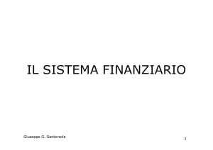 Il sistema finanziario - "PARTHENOPE"