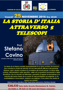 la storia d` italia attraverso 5 telescopi