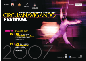 brochure circumnavigando 2007 - Sarabanda Associazione Culturale