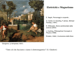 Elettricita` e magnetismo - Scienze Matematiche, Fisiche e Naturali