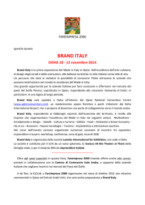 brand italy - Camera Di Commercio Italo