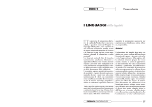 Vincenzo Lumia: I linguaggi della legalità