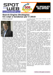 Search Engine Strategies: tre colpi e tendenze