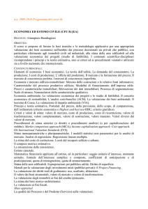 ECONOMIA ED ESTIMO CIVILE - Università degli Studi di Perugia