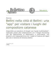 Bellini nella città di Bellini: una
