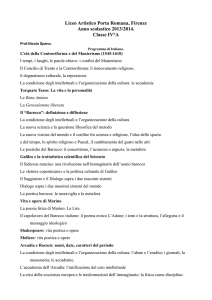 Liceo Artistico Porta Romana, Firenze Anno scolastico 2013/2014