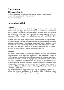 Curriculum di Laura Solito - Università degli Studi di Firenze