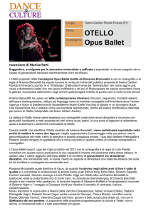 Otello (recensione) – Dance and Culture
