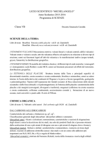 Scienze - Liceo Scientifico Michelangelo
