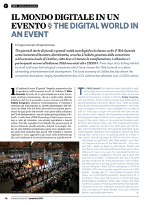 il mondo digitale in un evento §the digital world in
