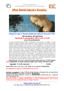 www.uarc.rm.cnr.it Filippino Lippi e Sandro Botticelli nella Firenze