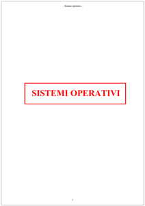 sistemi operativi - "PARTHENOPE"