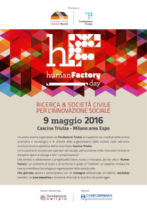Programma Human Factory Day 9 Maggio