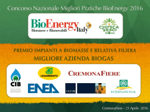 Premiati BioEnergy 2016