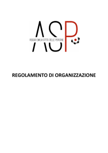 Approvato il nuovo regolamento di organizzazione dell`ASP