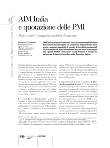 AIM Italia e quotazione delle PMI