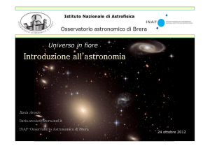 presentazione - Osservatorio Astronomico di Brera