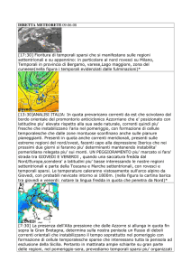 DIRETTA METEORETE 09-06-08 [17:30] Fioritura di temporali