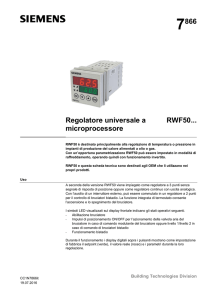 7866 Regolatore universale a microprocessore RWF50