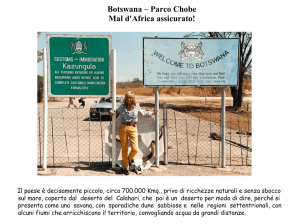 Botswana – Parco Chobe Mal d`Africa assicurato!