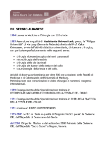 dr sergio albanese - Ospedale Sacro Cuore Don Calabria