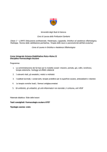 Programma - Professioni Sanitarie - Università degli studi di Genova