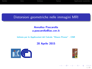 Distorsioni geometriche nelle immagini MRI - Iac-Cnr
