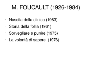 Foucault - I blog di Unica