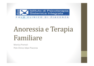 Dott.ssa Premoli - 14.06.15 - Terapia Familiare e Anoressia