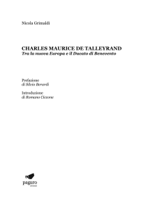 CHARLES MAURICE DE TALLEYRAND
