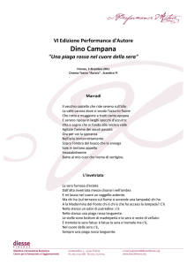 Dino Campana - Diesse Firenze