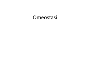 Omeostasi - Server elearning UniCh