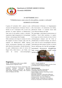 Programma - Universita` degli Studi di Messina