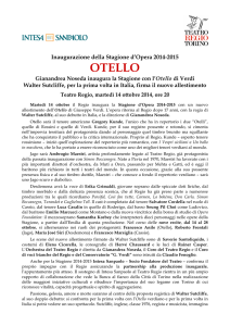 otello - Teatro Regio