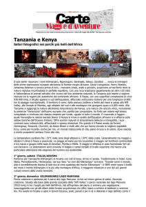 Tanzania e Kenya