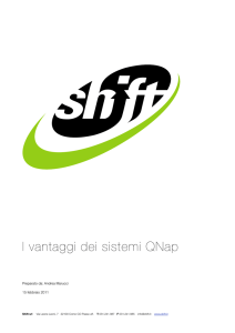 qnap vantaggi - Shift Srl media server