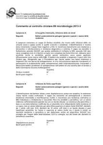 Commento al controllo circolare B9 microbiologia 2013-3