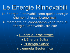 Centrali a energie rinnovabili - Istituto Comprensivo Gualdo Tadino