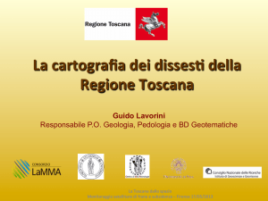 La cartografia dei dissesti della Regione Toscana - Dst